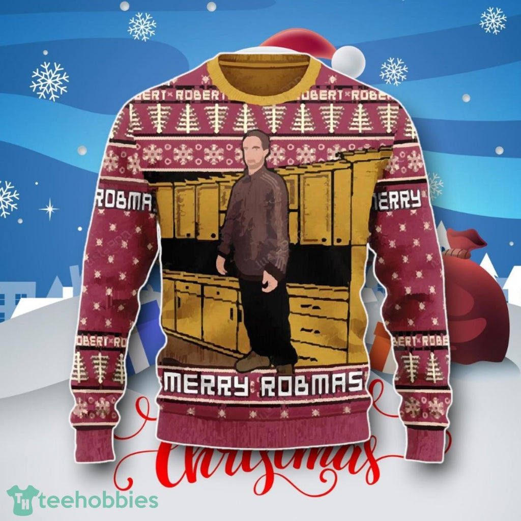 Robert Pattinson Kitchen Ugly Christmas Sweater Unique Gift