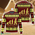 Robot Evolution Sheldon Cooper The Big Bang Theory Ugly Christmas Sweater For Men And Women Christmas Holiday Gift Family Gift