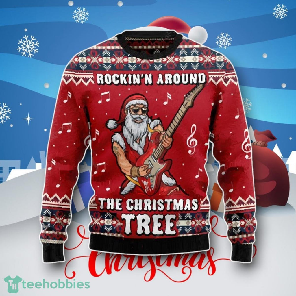 Rockin Around The Christmas Tree Ugly Christmas Sweater Unique Gift