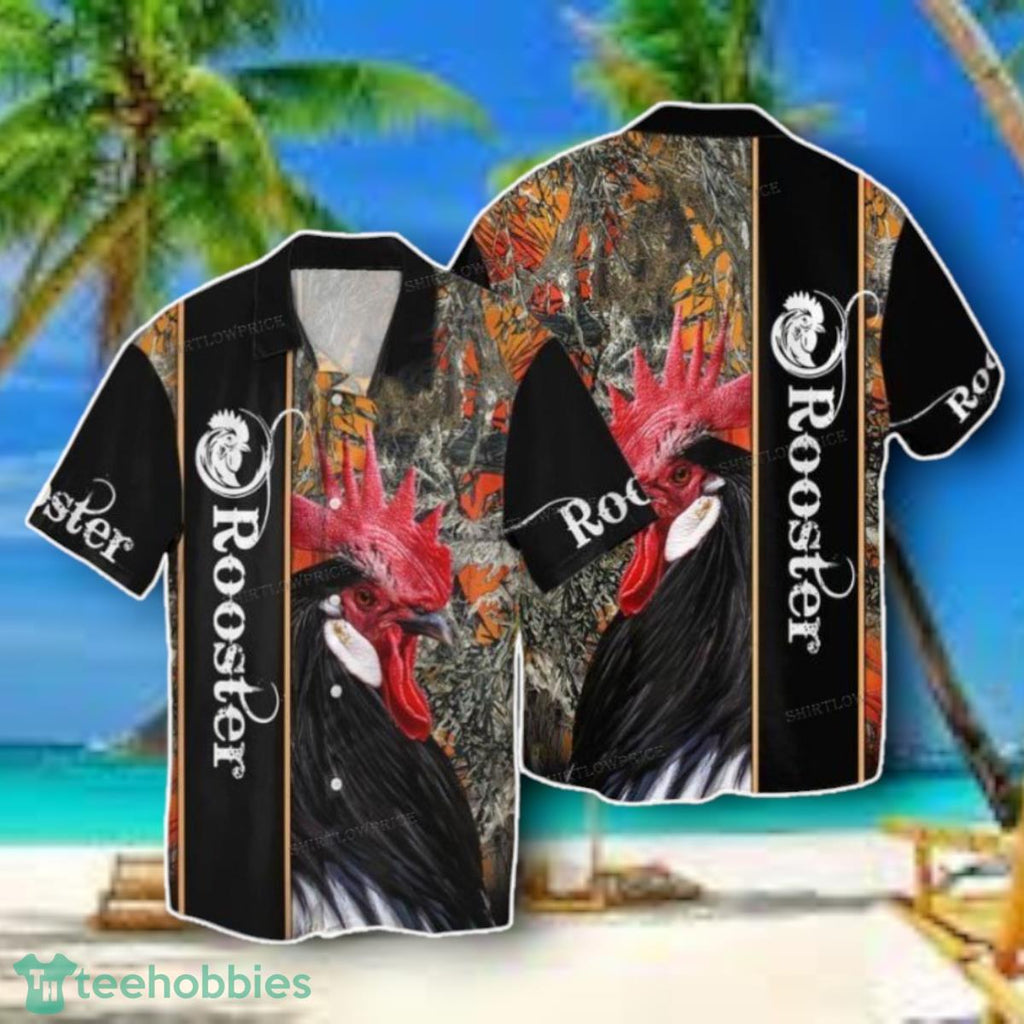 Rooster Hawaiian Shirt Style Gift