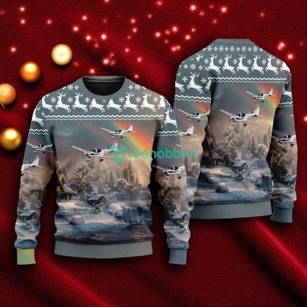 Royal Air Force Grob G 115e Tutor T American Airlines Christmas House Under The Rainbow Ugly Sweater For You