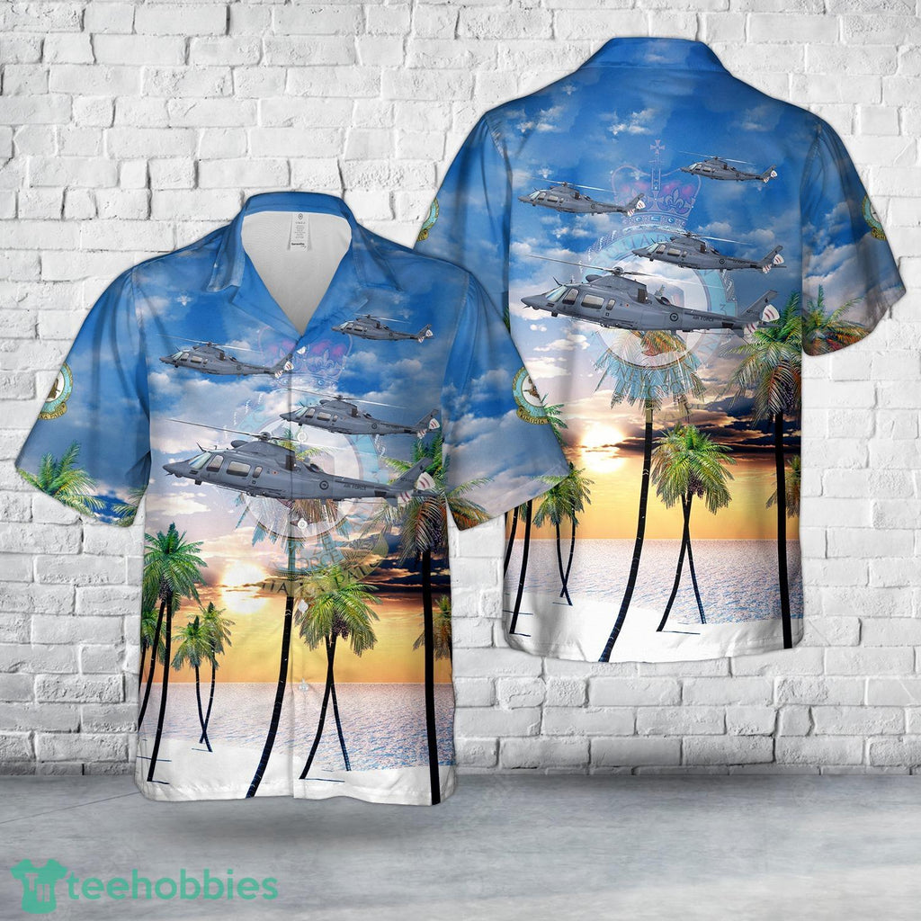 Royal New Zealand Air Force AW109 LUH No.3 Squadron RNZAF Hawaiian Shirt Aloha Beach Shirt