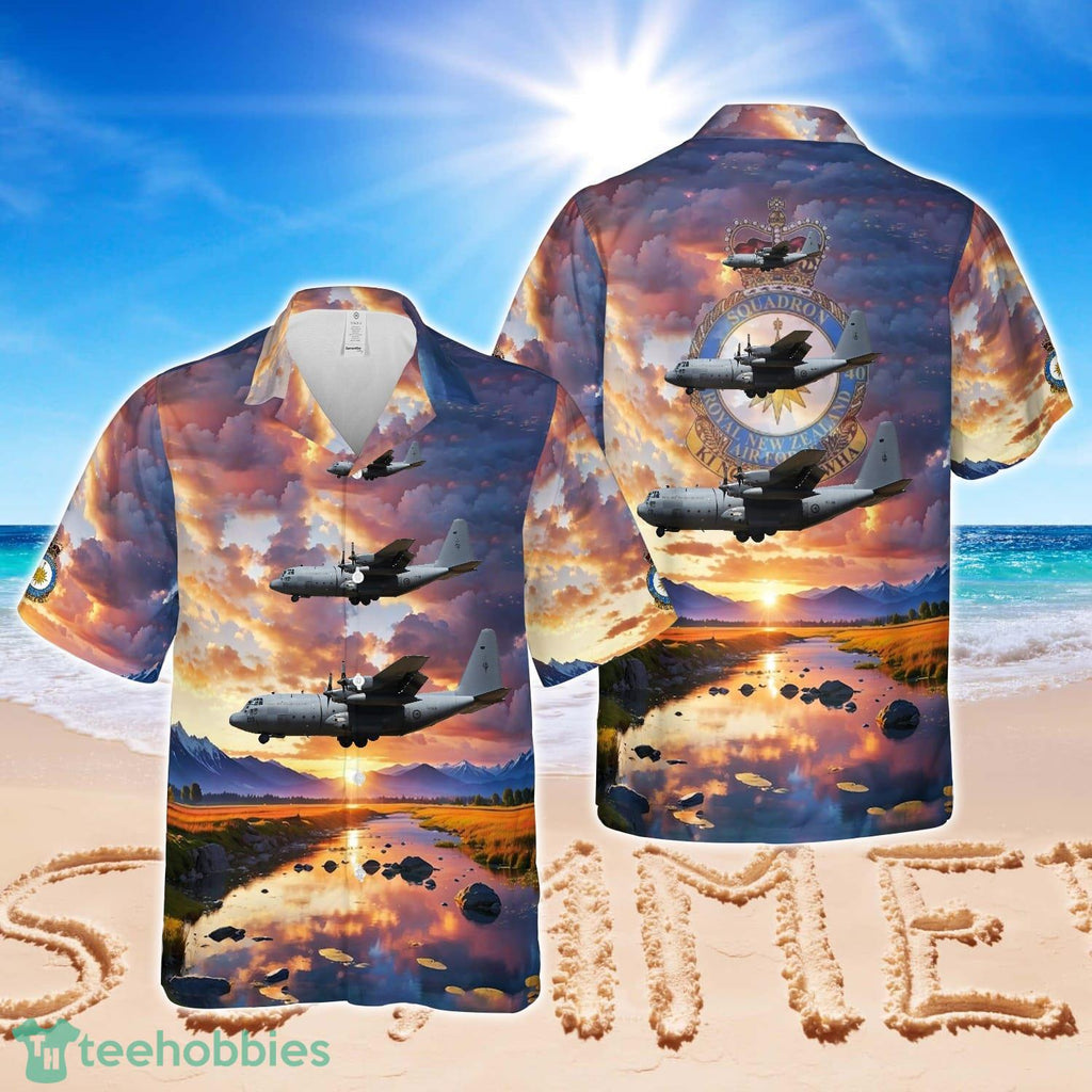 Royal New Zealand Air Force (RNZAF) Lockheed C-130H Hercules CN 4054 Hawaiian Shirt Aloha Beach Shirt