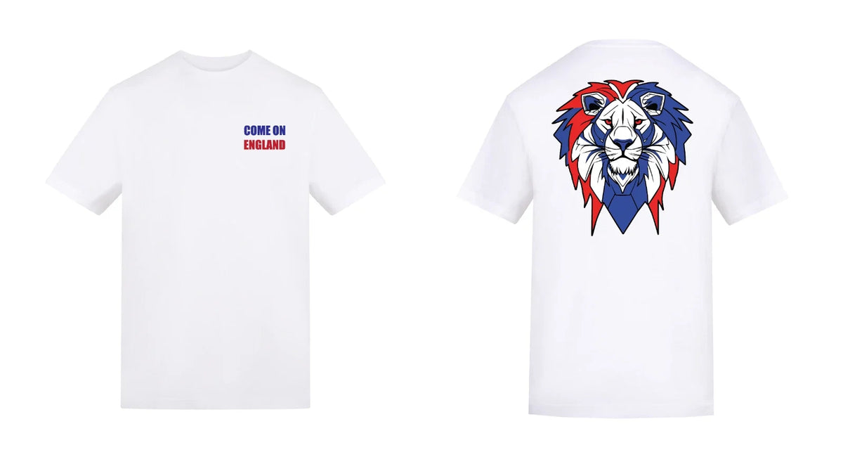 England World Cup Supporters Come On England Lion Design Unisex , , , Long Sleeve Tee