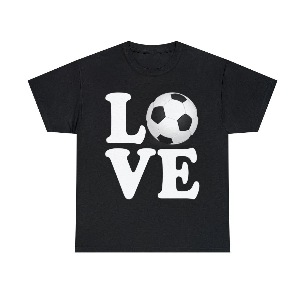 Soccer Love Graphic Tee Shirt, S-5XL Unisex , , , Long Sleeve Tee