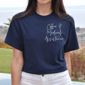 Coffee and medical assistance pocket Unisex CMA tee Black Navy Dark Heat Unisex , , , Long Sleeve Tee