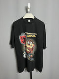 George Vintage 1996 Taz Devil Tasmanian Devil Soccer Sz L Unisex , , , Long Sleeve Tee