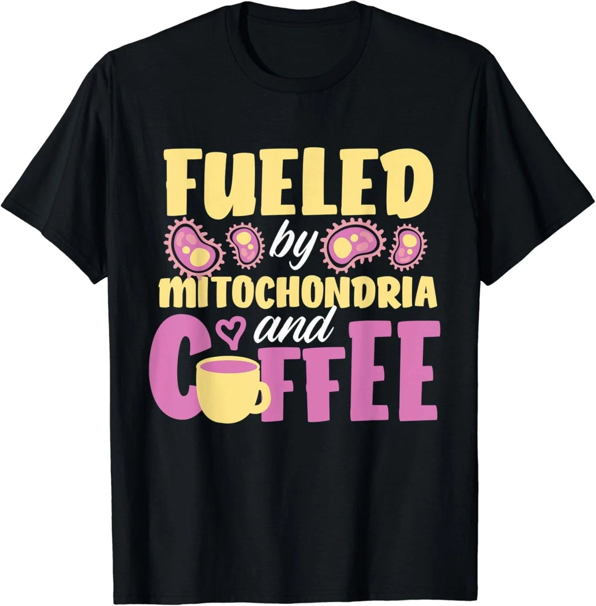 Fueled By Mitochondria And Coffee Gift Unisex Unisex , , , Long Sleeve Tee