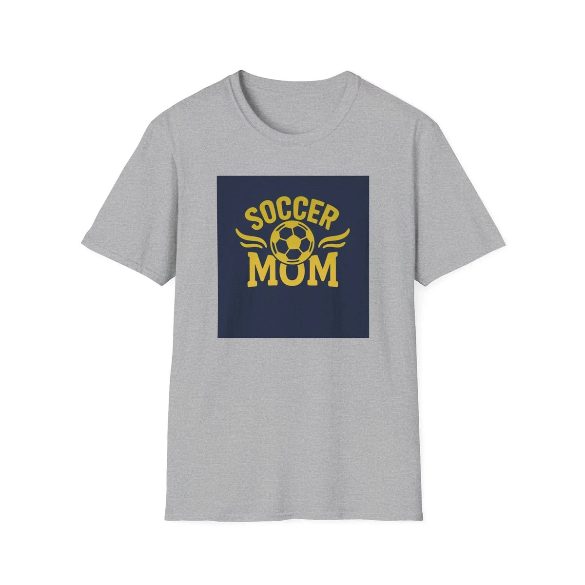 Game-Day Gold & Navy “Soccer Mom” Unisex , , , Long Sleeve Tee