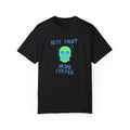 Less Talky More Coffee t shirt skull Unisex , , , Long Sleeve Tee