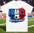 France Allez Les Bleus , French Football Tee Shirt, France Football Tee Unisex , , , Long Sleeve Tee