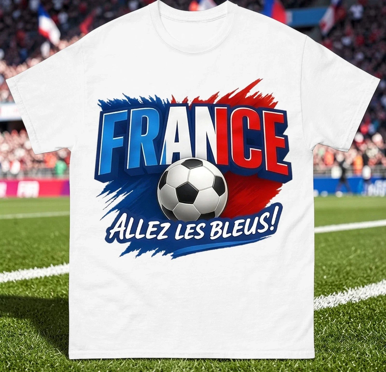 France Allez Les Bleus , French Football Tee Shirt, France Football Tee Unisex , , , Long Sleeve Tee
