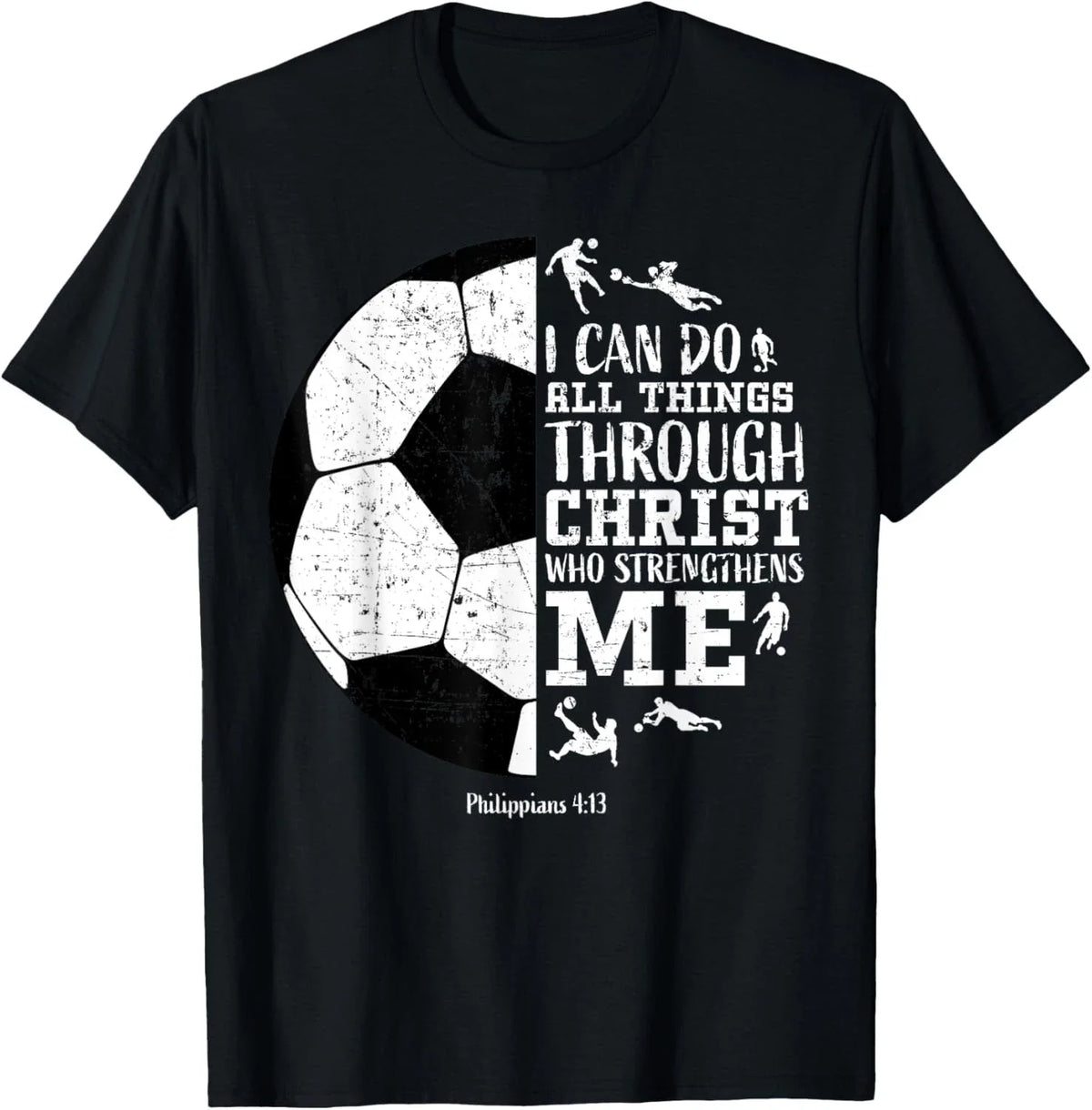 Soccer Football Gifts Boys Girls Men Women Sayings Christian Unisex , , , Long Sleeve Tee