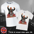 Sir Alex Ferguson Chant Lyrics in Men, Ladies & Kids Sizes Unisex , , , Long Sleeve Tee