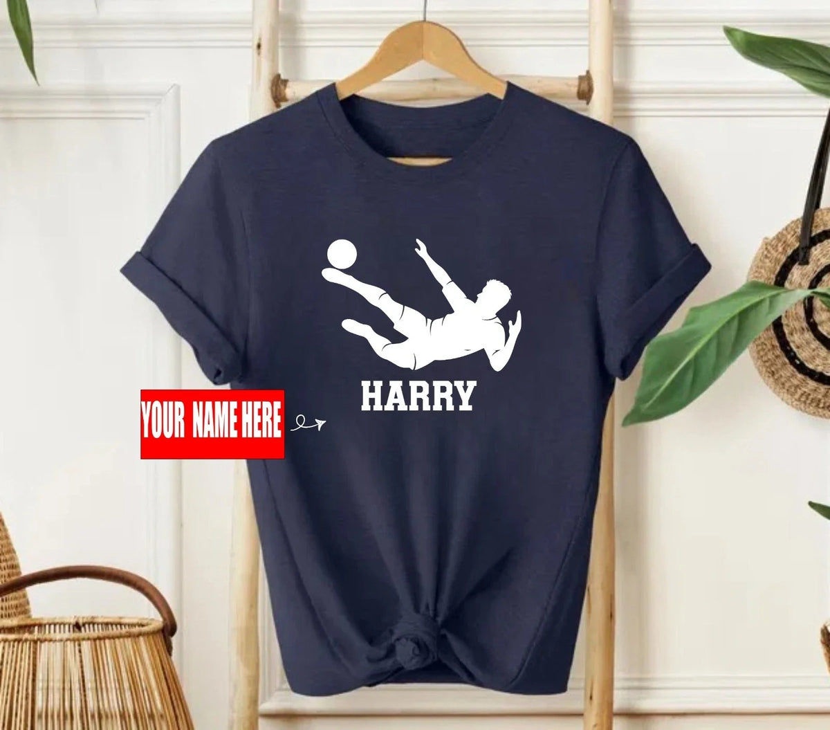 Personalise Soccer Player Kickoff - Custom Match Supporter Fan Gift Idea Unisex , , , Long Sleeve Tee