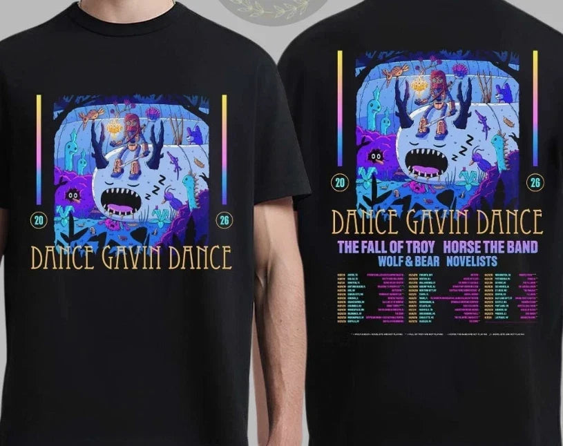 Dance Gavin Dance Summer North America Tour 2026 Schedule Unisex , , , Long Sleeve Tee