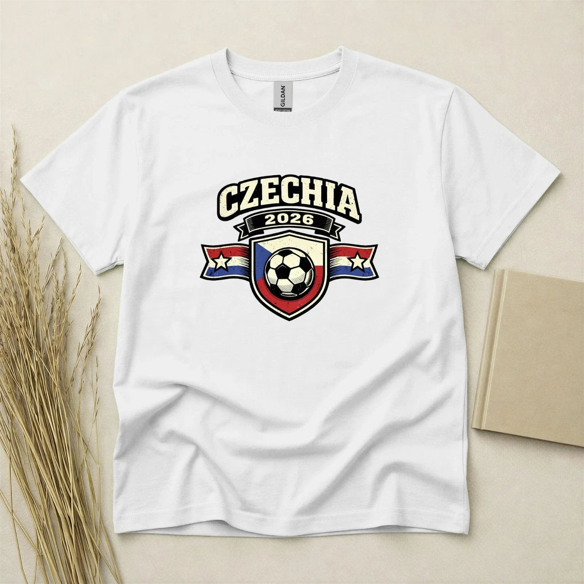 Czechia 2026 Football Fan T Shirt Soccer Supporters Gildan Cotton Family Top Unisex , , , Long Sleeve Tee