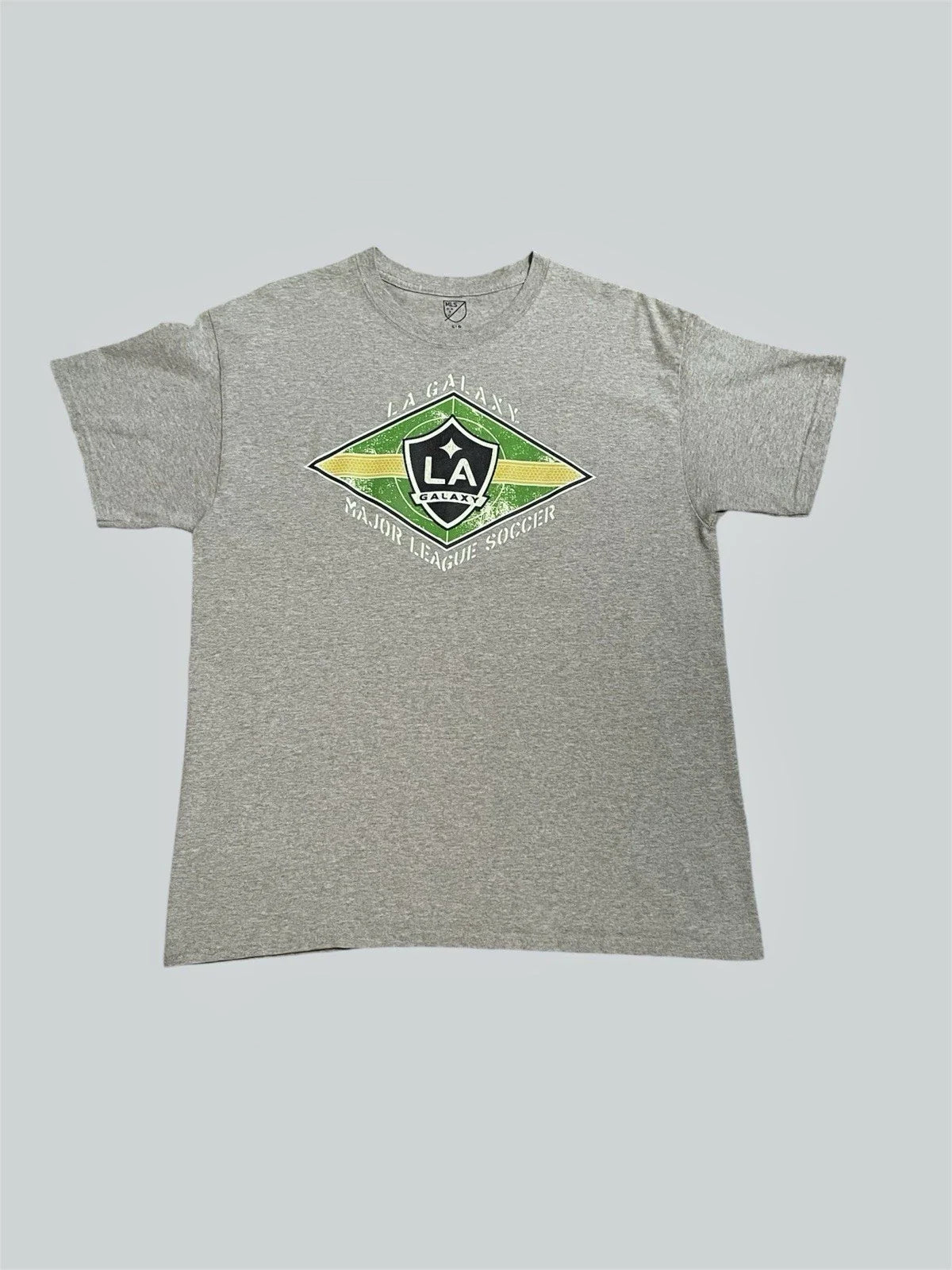 LA Galaxy MLS soccer vintage 2000’s gray graphic t shirt Size Large Unisex , , , Long Sleeve Tee