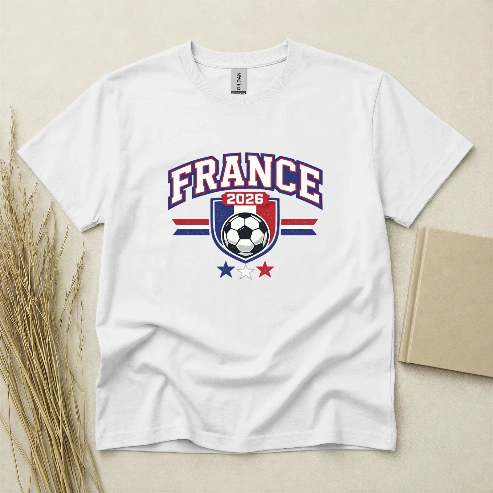 France 2026 Football Fan T Shirt Soccer Supporters Gildan Cotton Family Top Unisex , , , Long Sleeve Tee