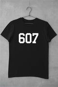 New York Shirt, 607 Area Code, Binghamton, Ithaca, Elmira, NY Unisex , , , Long Sleeve Tee
