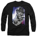 Garfield Dj Lazy Long Sleeve Tee S-2XL, Black Unisex , , , Long Sleeve Tee