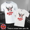 Sir Matt Busby in Men, Ladies & Kids Sizes Unisex , , , Long Sleeve Tee