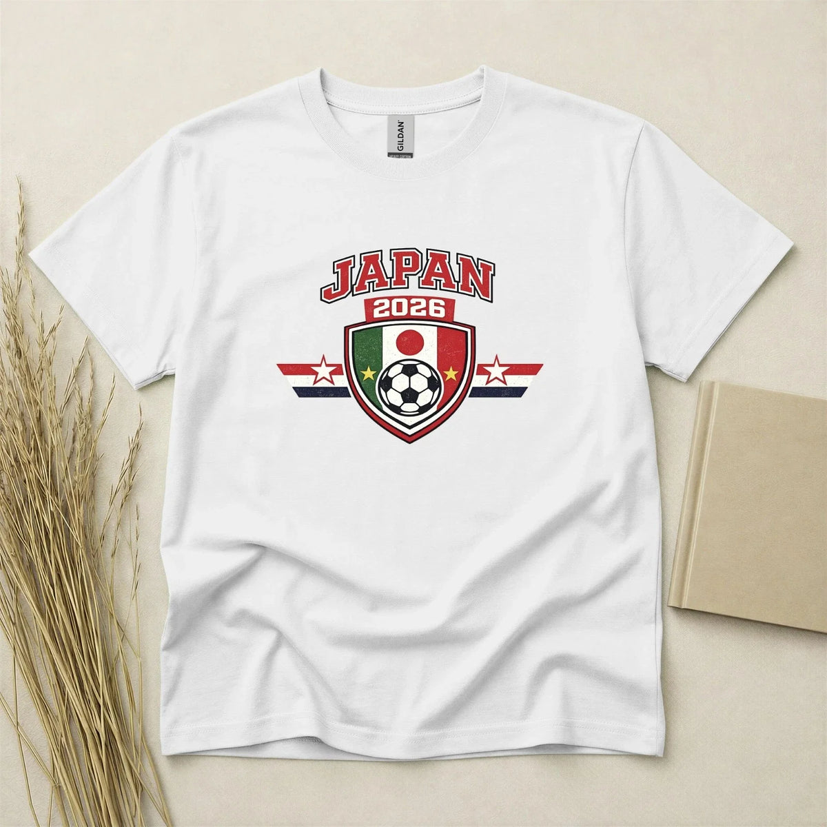 Japan 2026 Football Fan T Shirt Soccer Supporters Gildan Cotton Family Top Unisex , , , Long Sleeve Tee