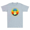 Fueled By Coffee Driven By Aliens Funny Alien UFO Space Design Men's Tee Unisex , , , Long Sleeve Tee