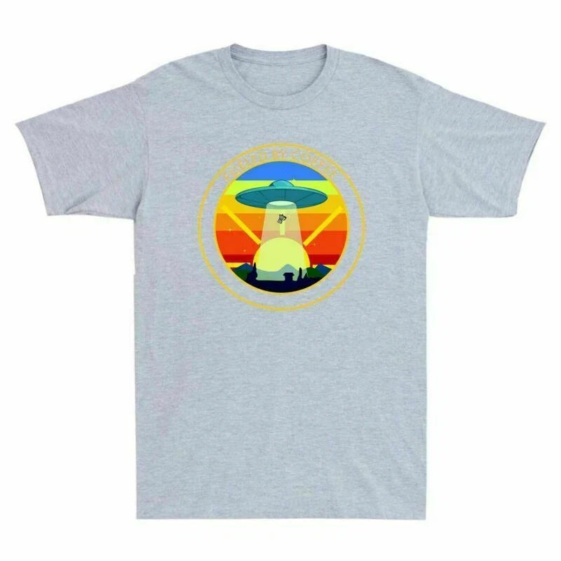 Fueled By Coffee Driven By Aliens Funny Alien UFO Space Design Men's Tee Unisex , , , Long Sleeve Tee