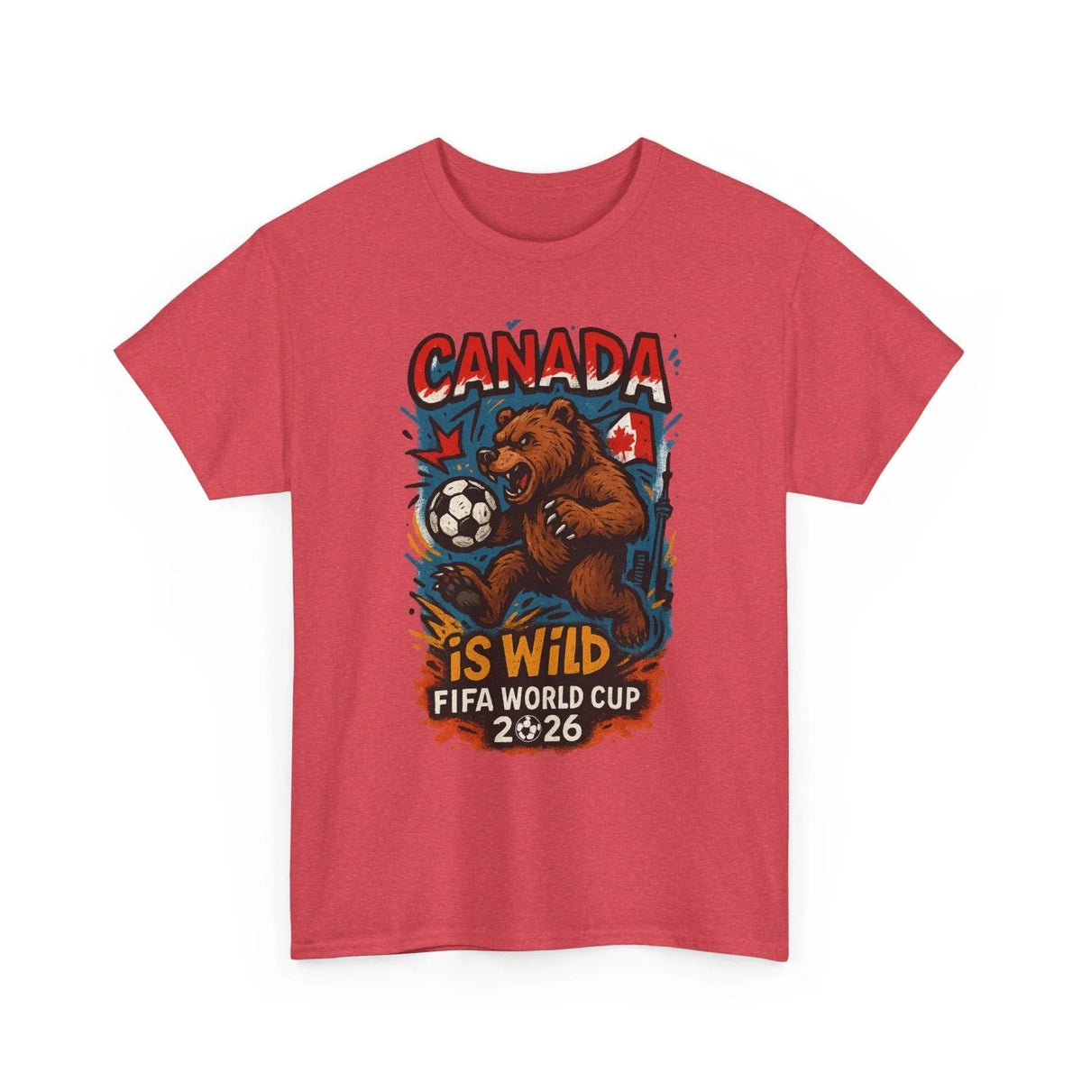 Canada Soccer Is Wild Shirt • World Cup 2026 Bear Fan Tee Unisex , , , Long Sleeve Tee