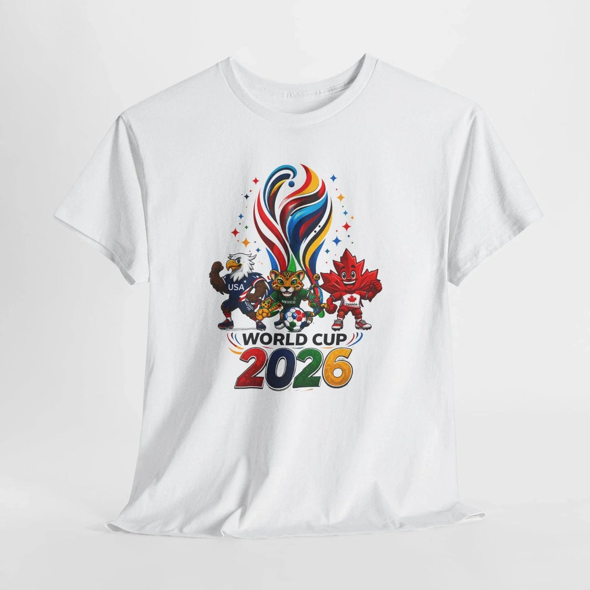 World Cup 2026 Mascots | Soccer Tournament Tee Unisex , , , Long Sleeve Tee