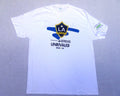 LA Galaxy MLS Soccer Unrivaled Since 96 T Shirt XL White EUC Unisex , , , Long Sleeve Tee