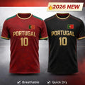 Portugal Football 2026 World Cup Tees Polyester Unisex , , , Long Sleeve Tee