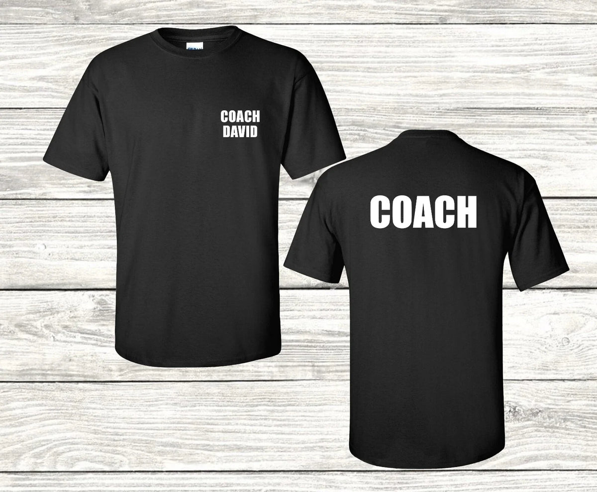 CUSTOM COACH ANY NAME PERSONALIZED BASEBALL BASKETBALL SOCCER TEE SHIRT Unisex , , , Long Sleeve Tee