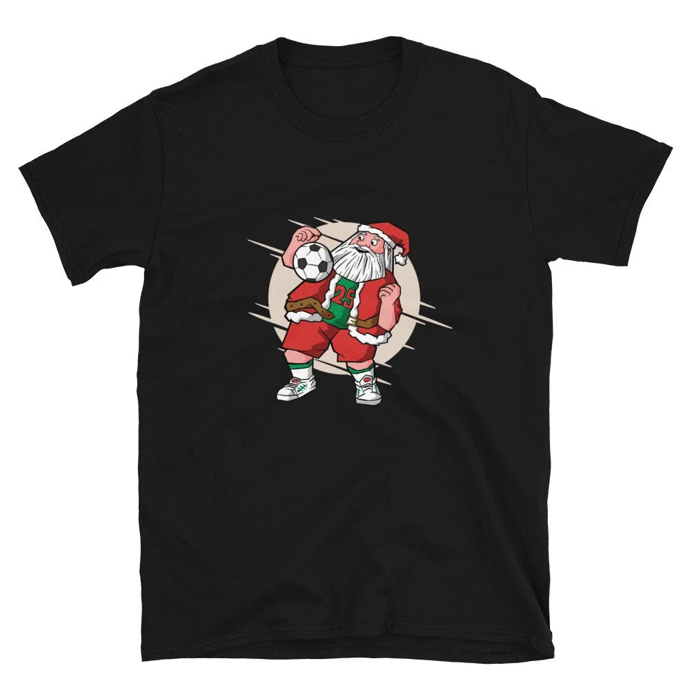 Santa Soccer Football Unisex , , , Long Sleeve Tee