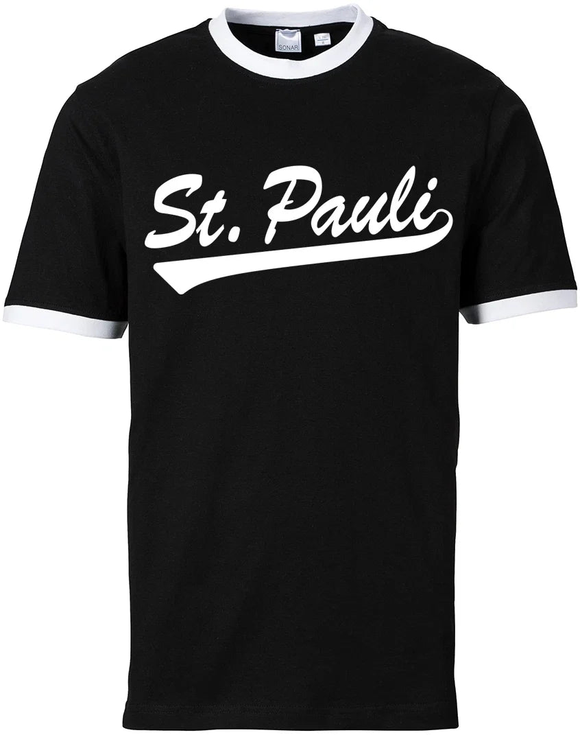 St. Pauli Soccer Shirt Black Unisex , , , Long Sleeve Tee