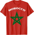 Morocco soccer lover gift Maroc Flag Morocco Moroccan Flag Unisex , , , Long Sleeve Tee