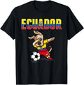 Dabbing Dog Ecuador Soccer Fans Jersey Ecuadorean Football Men Women Girls Unisex , , , Long Sleeve Tee