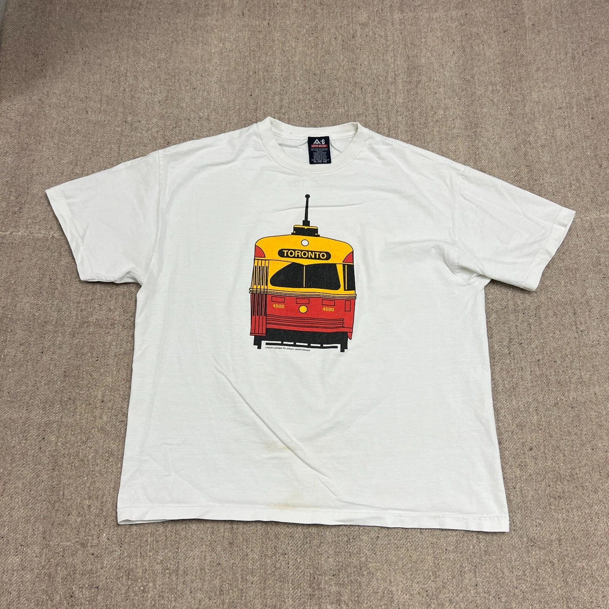 Vintage Toronto Transit Commission Shirt Mens XL White 1990s TTC Streetcar Unisex , , , Long Sleeve Tee