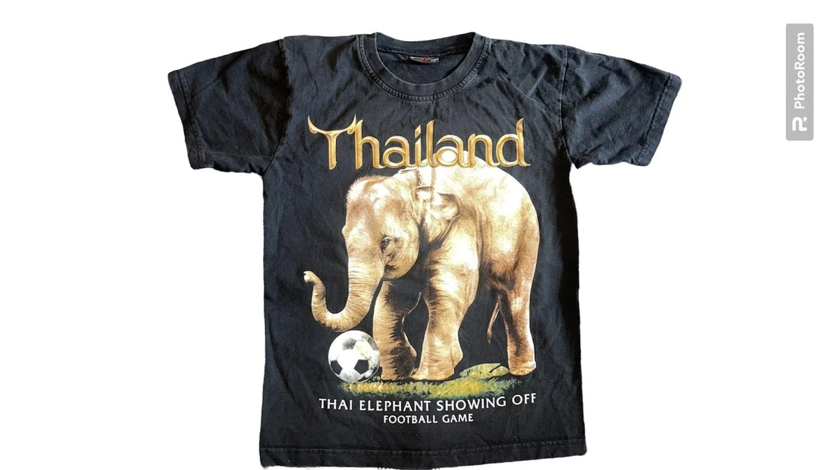 Thailand Thai Elephant Soccer T Shirt Unisex , , , Long Sleeve Tee