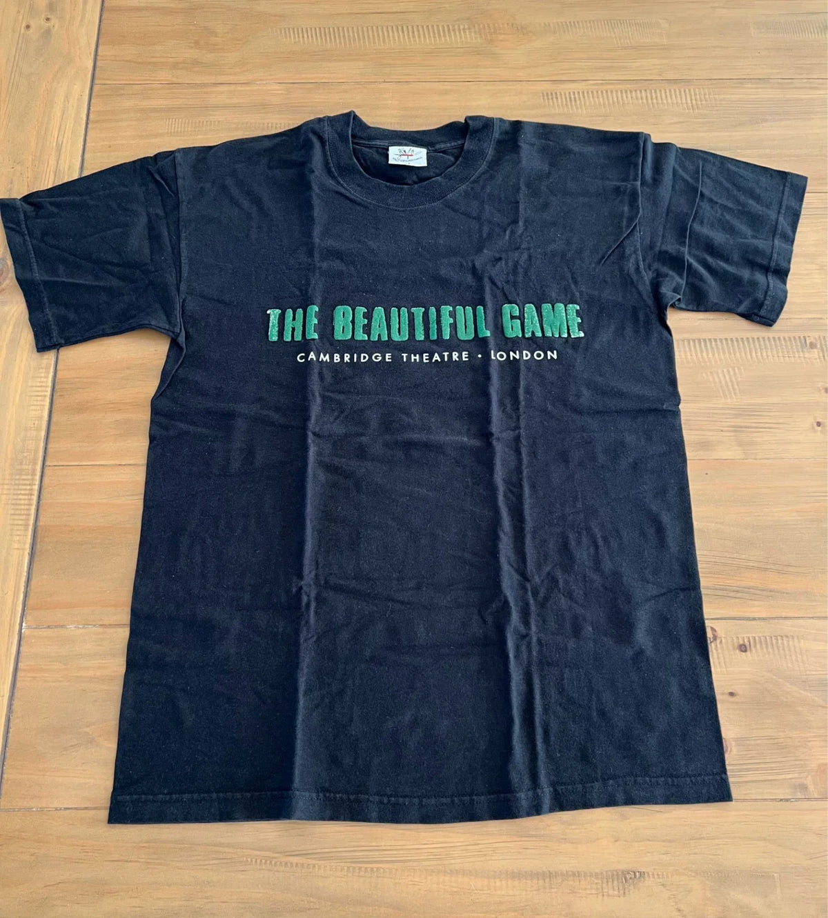 The Beautiful Game West End Musical T Shirt (Medium) Lloyd Webber Rare Find Unisex , , , Long Sleeve Tee