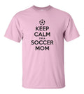 Keep Calm I'm A Soccer Mom Funny Gift Tee Cotton Apparel Unisex , , , Long Sleeve Tee