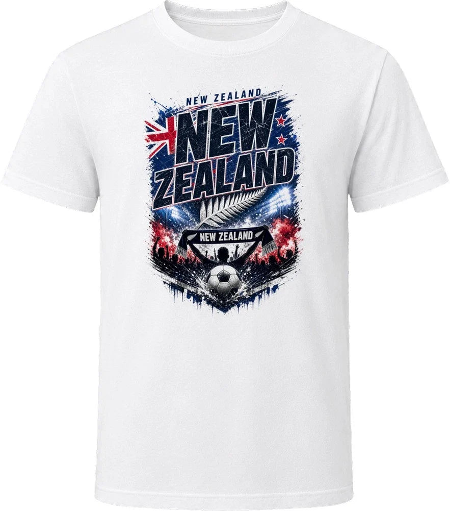 New Zealand New Zealand Soccer Football National Supporters T Shirt Unisex , , , Long Sleeve Tee