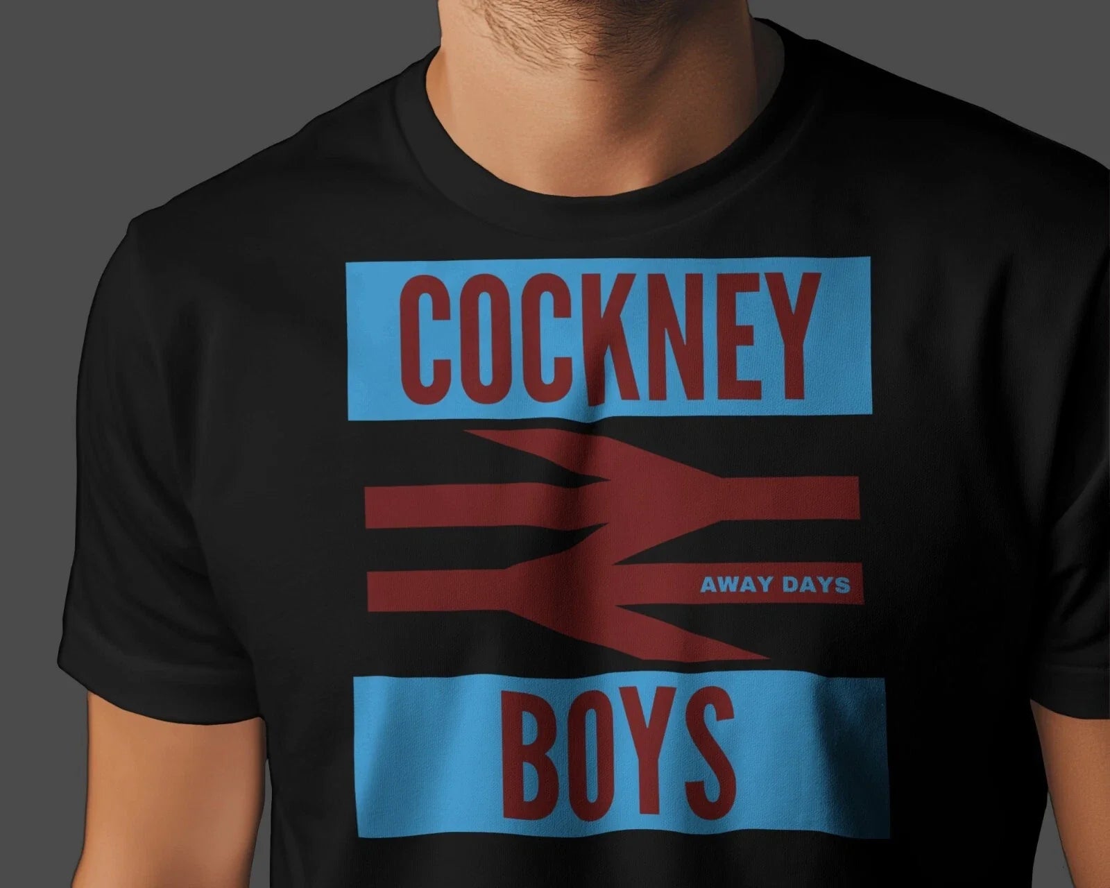 West Ham COCKNEY BOYS Away Days | Unisex Organic Unisex , , , Long Sleeve Tee