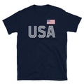 USA Flag Soccer Futbol Sports Fan Fourth of July Short-Sleeve Unisex Unisex , , , Long Sleeve Tee