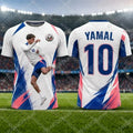 Spain Football Shirts Polyester Breathable Quick Dry 2026 WORLD CUP Unisex , , , Long Sleeve Tee