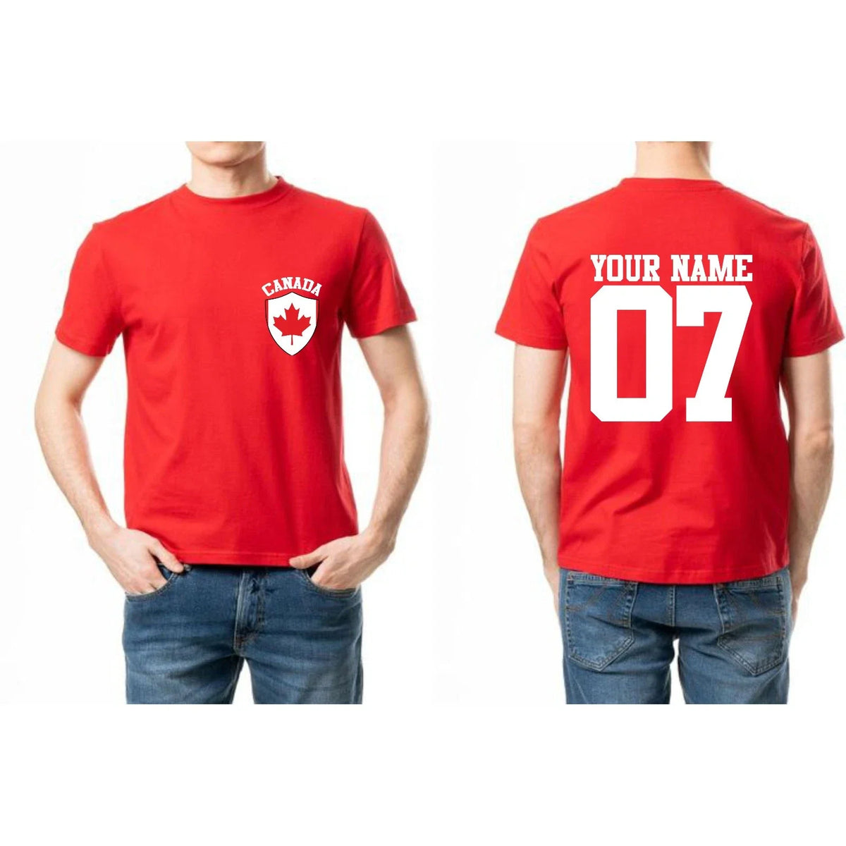 Personalized Canada Custom Name Number Team Fan Canadian Supporters Gift Unisex , , , Long Sleeve Tee