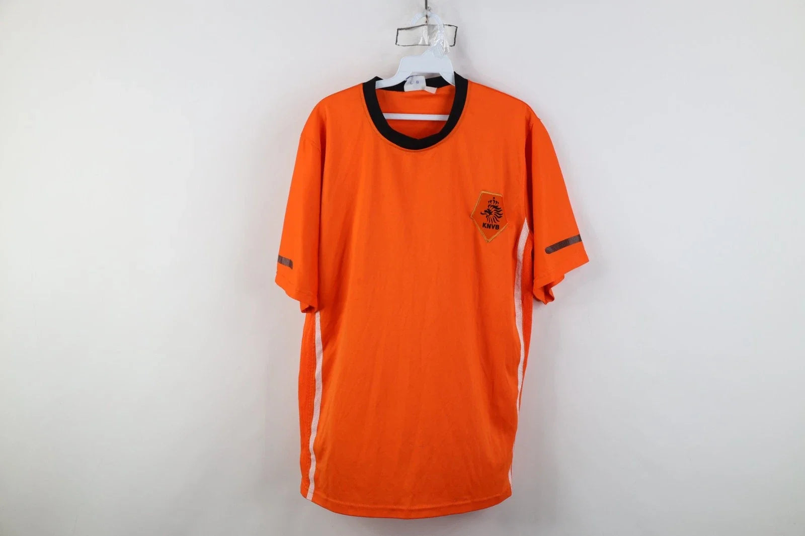 Vintage 90s Y2K Mens Large Distressed KNVB Netherlands Soccer Jersey Unisex , , , Long Sleeve Tee