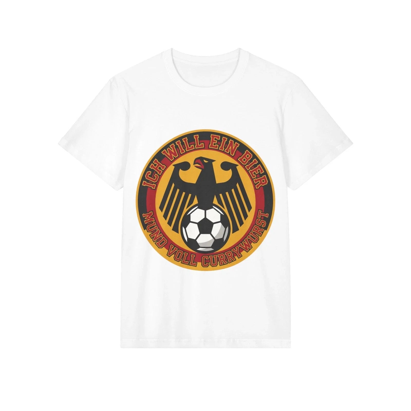 FIFA 2026 German Eagle Soccer Crest | Ich Will Ein Bier, Fußball design Unisex , , , Long Sleeve Tee