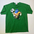Vintage m&m blue M&M character playing soccer rare kids medium Unisex , , , Long Sleeve Tee